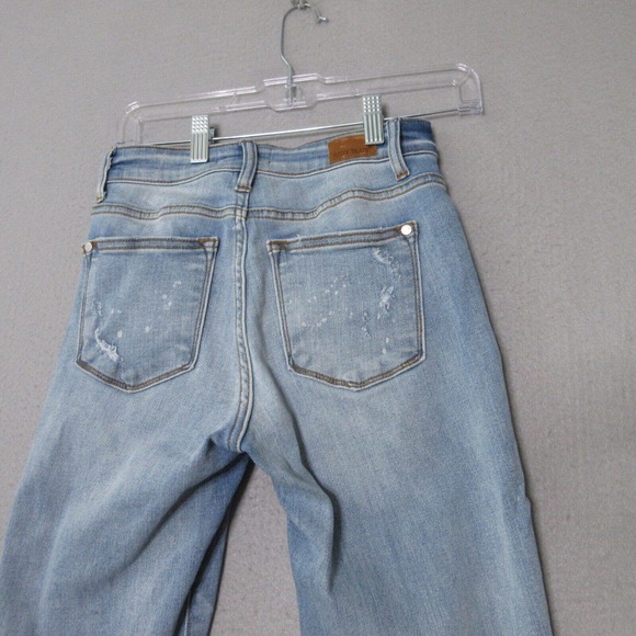 Judy Blue Boyfriend Fit Distressed Paint Splatted Jeans - Picture 6 of 16